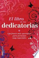 EL LIBRO DE LAS DEDICATORIAS (TAPA DURA)