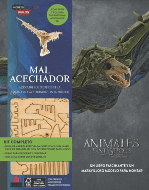 INCREDIBUILDS ANIMALES FANTÁSTICOS: MAL ACECHADOR (TAPA DURA)