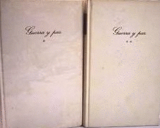 GUERRA Y PAZ (VOLUMEN I Y II) (TAPA DURA) (LIBRO CON SEÑALES DE USO)