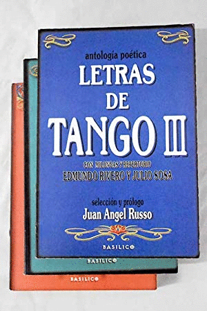 LETRAS DE TANGO (3 VOLÚMENES)