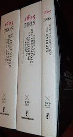 EL INGENIOSO HIDALGO DON QUIXOTE DE LA MANCHA (EDICION FACSIMIL)(TRES VOLUMENES EN ESTUCHE)