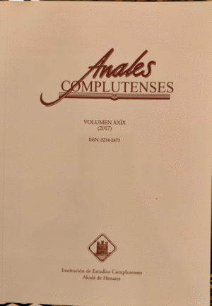 ANALES COMPLUTENSES VOL. XXIX (2017)