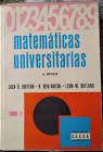 MATEMÁTICAS UNIVERSITARIAS. TOMO I