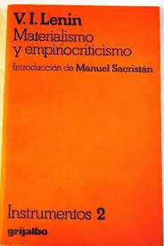 MATERIALISMO Y EMPIRIOCRITICISMO (LOMO DESLÚCIDO, MARCAS EN CUBIERTA Y HOJAS AMARILLENTAS)