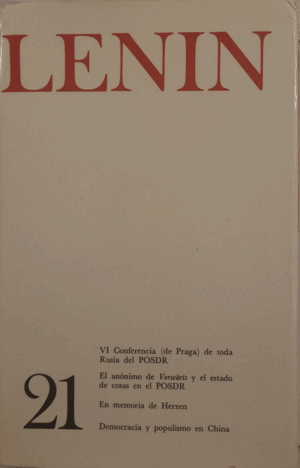 LENIN (TAPA DURA) (BORDES ALGO ROZADOS)