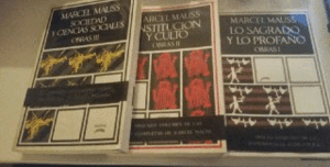 LO SAGRADO Y LO PROFANO OBRAS I, II Y III)(MARCAS EN LAS CUBIERTAS DE LOS LIBROS)