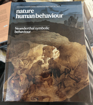 NATUE HUMAN BEHAVOIR. NEANTERTHAL SYMBOLIC BEHAVOIR (TAPA DURA)