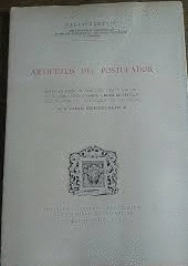 ARTÍCULOS DEL POSTULADOR