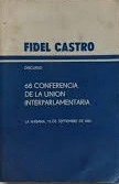 DISCURSO 68 CONFERENCIA DE LA UNIÓN INTERPARLAMENTARIA (SOBRECUBIERTA DESLUCIDA)