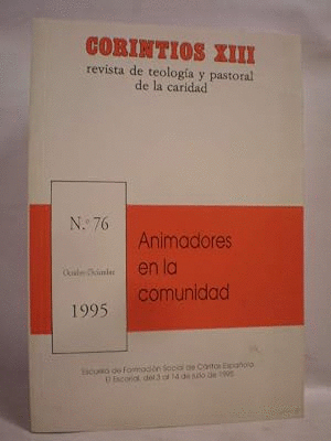 CORINTIOS XIII REVISTA DE TEOLOGIA Y PASTORAL DE LA CARIDAD N.º76
