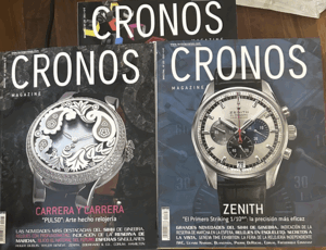 PACK#2, COLECCIONISTAS DE RELOJES: 3 NÚMEROS CRONOS MAGAZINE