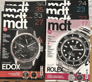 PACK#3 COLECCIONISTAS DE RELOJES. 8 NÉMEROS DE LA REVISTA MDT