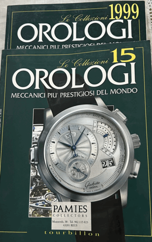 PACK#4 COLECCIONISTAS DE RELOJES. DOS NÚMEROS DE LA REVISTA LA COLLEZIONI OROLOGI