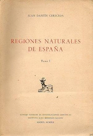 REGIONES NATURALES DE ESPAÑA TOMO I, (CUBIERTA DESLUCIDA)