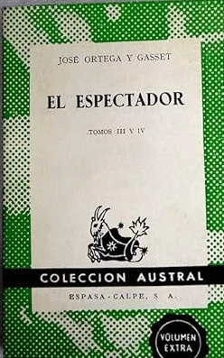 EL ESPECTADOR TOMOS III Y IV (PEGATINA EN PORTADA)
