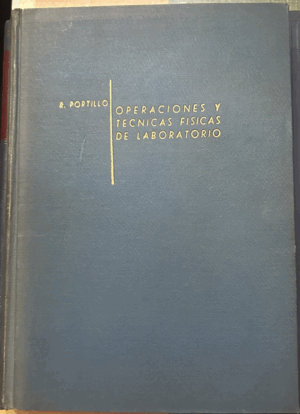 OPERACIONES TÉCNICAS Y FÍSICAS DE LABORATORIO (TAPA DURA)