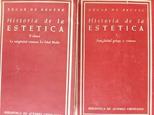 HISTORIA DE LA ESTÉTICA I I II (TAPA DURA)(SOBRECUBIERTAS EN MAL ESTADO)(FIRMA ANTERIOR PROPIETARIO)