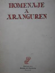 HOMENAJE A ARANGUREN (SEÑALES DE USO)